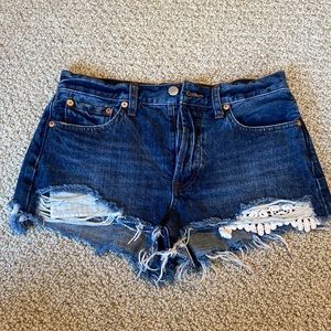 Free people jean shorts